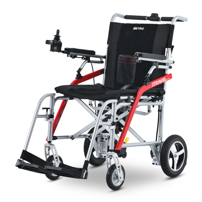 Metro Mobility iTravel Lite Folding Power Wheelchair - 38 lbs - Image 9