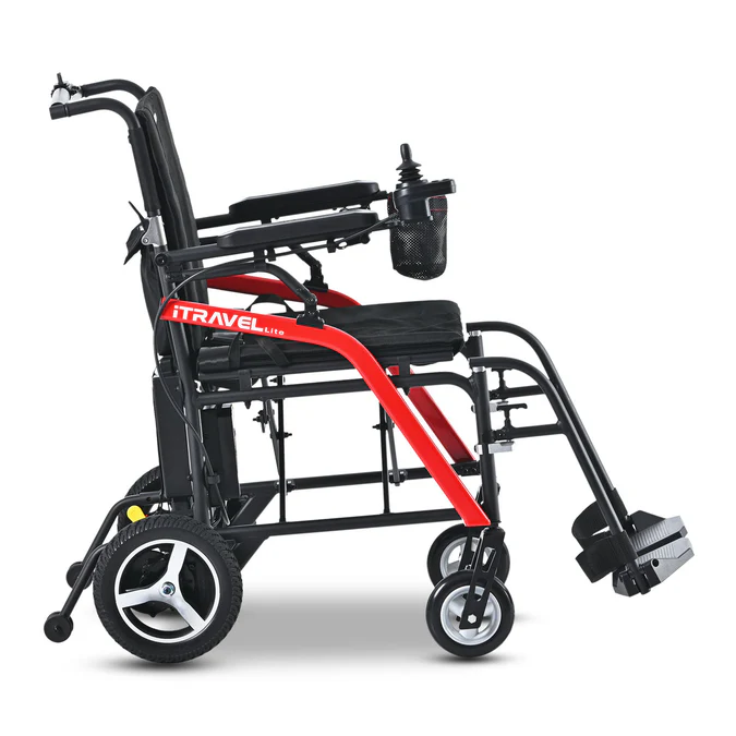 Metro Mobility iTravel Lite Folding Power Wheelchair - 38 lbs - Image 5