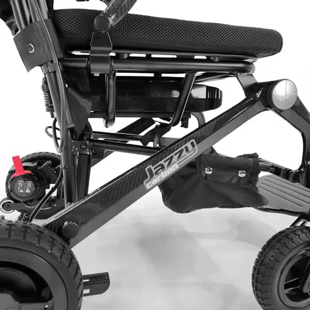 Pride Jazzy Carbon Folding Travel Power Wheelchair - Image 3