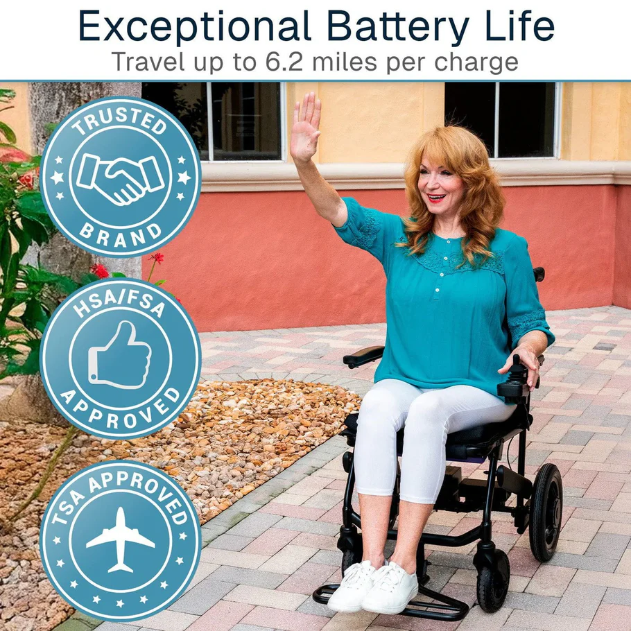 Health Carbon Crossover Power Wheelchair - Image 6