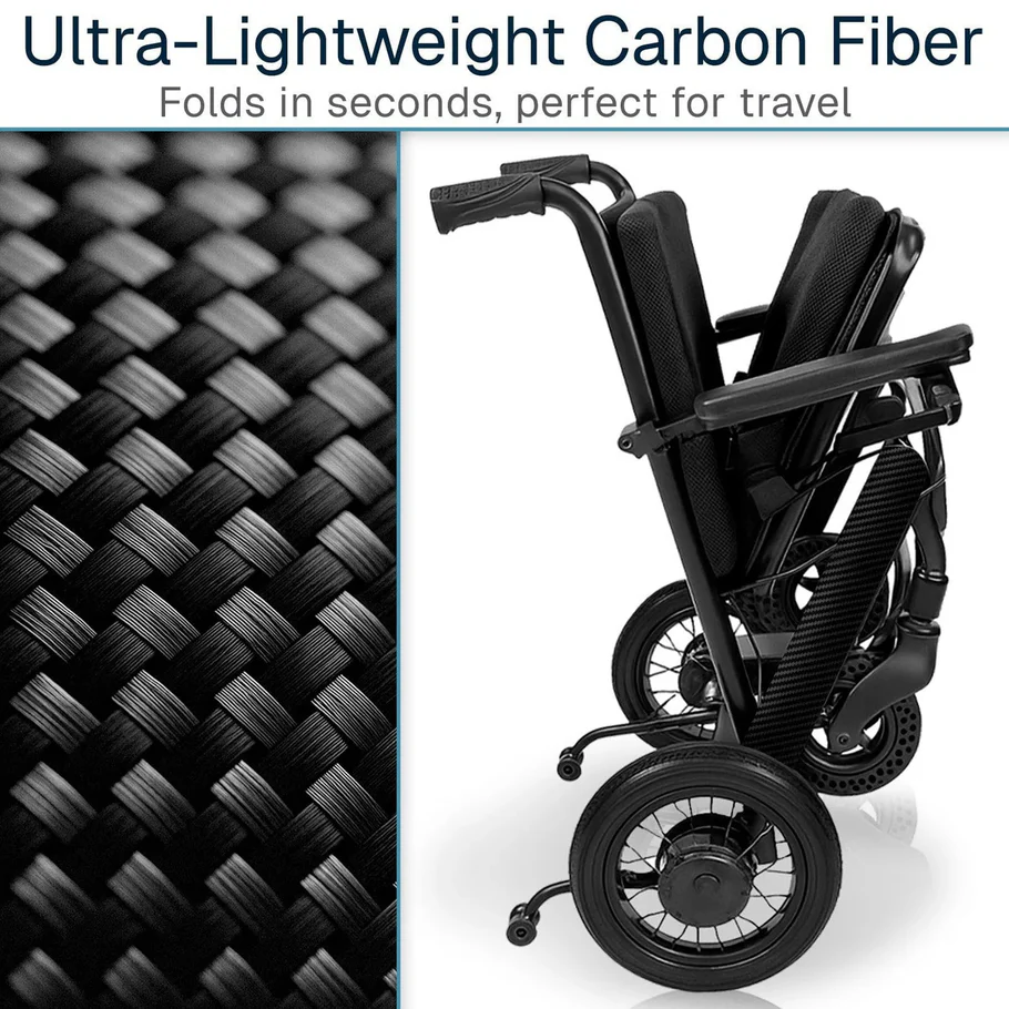 Health Carbon Crossover Power Wheelchair - Image 5