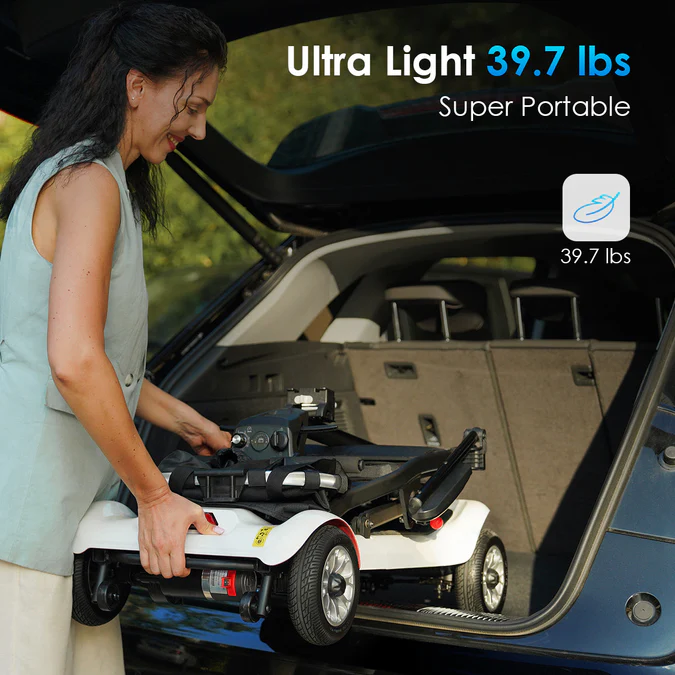 Paiseec Lightweight Mobility Scooter D3 - 39 lbs - Image 8