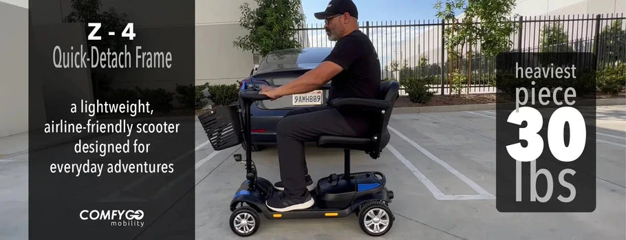 Z-4 Ultra-Light Electric Mobility Scooter With Quick-Detach Frame - Image 16