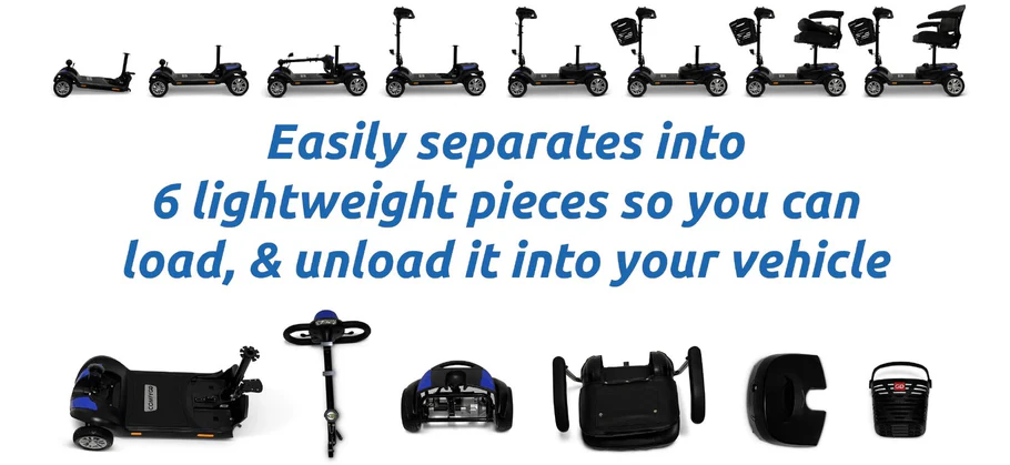 Z-4 Ultra-Light Electric Mobility Scooter With Quick-Detach Frame - Image 6