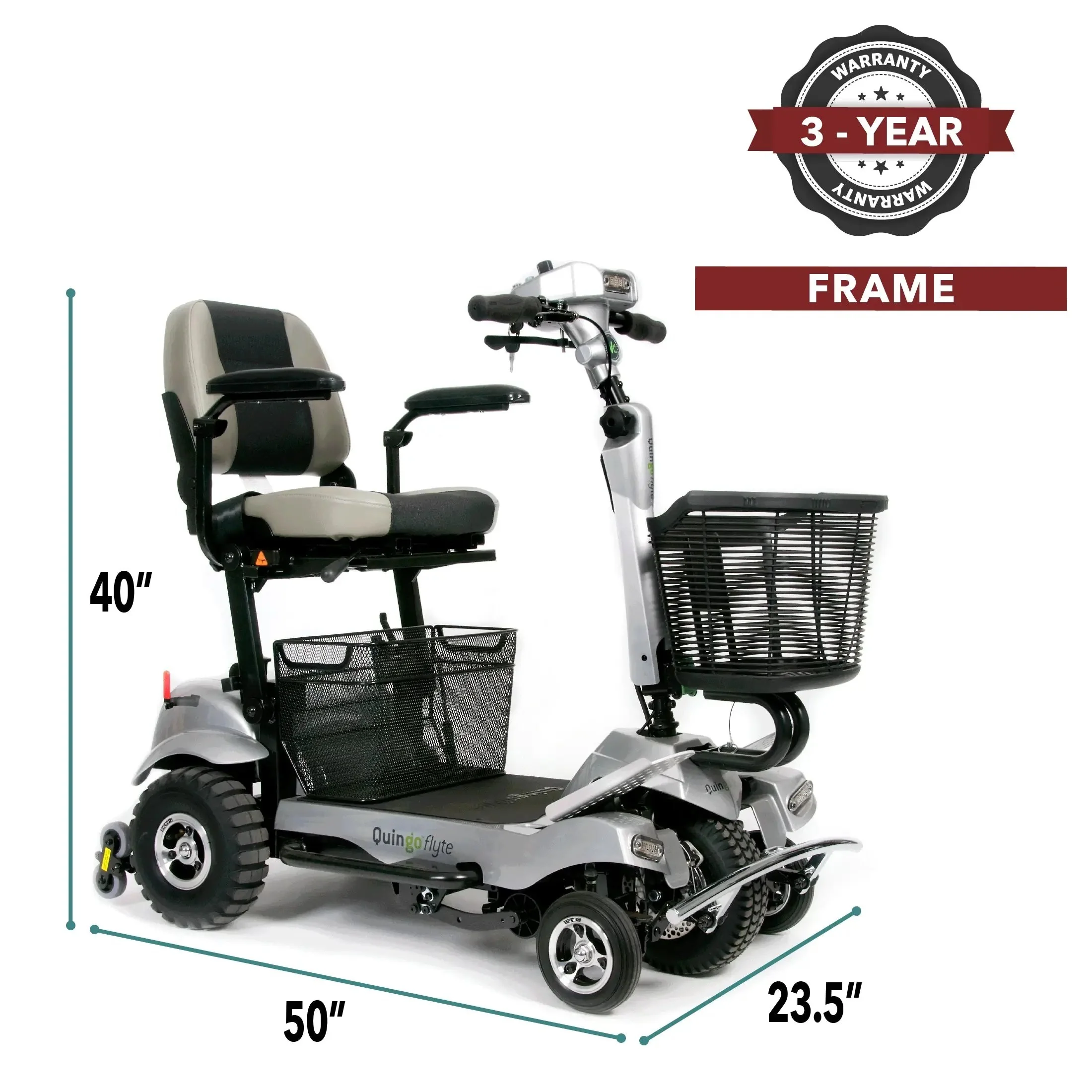 Quingo Flyte Mobility Scooter - The Self Loading Scooter with Ramp - Image 23