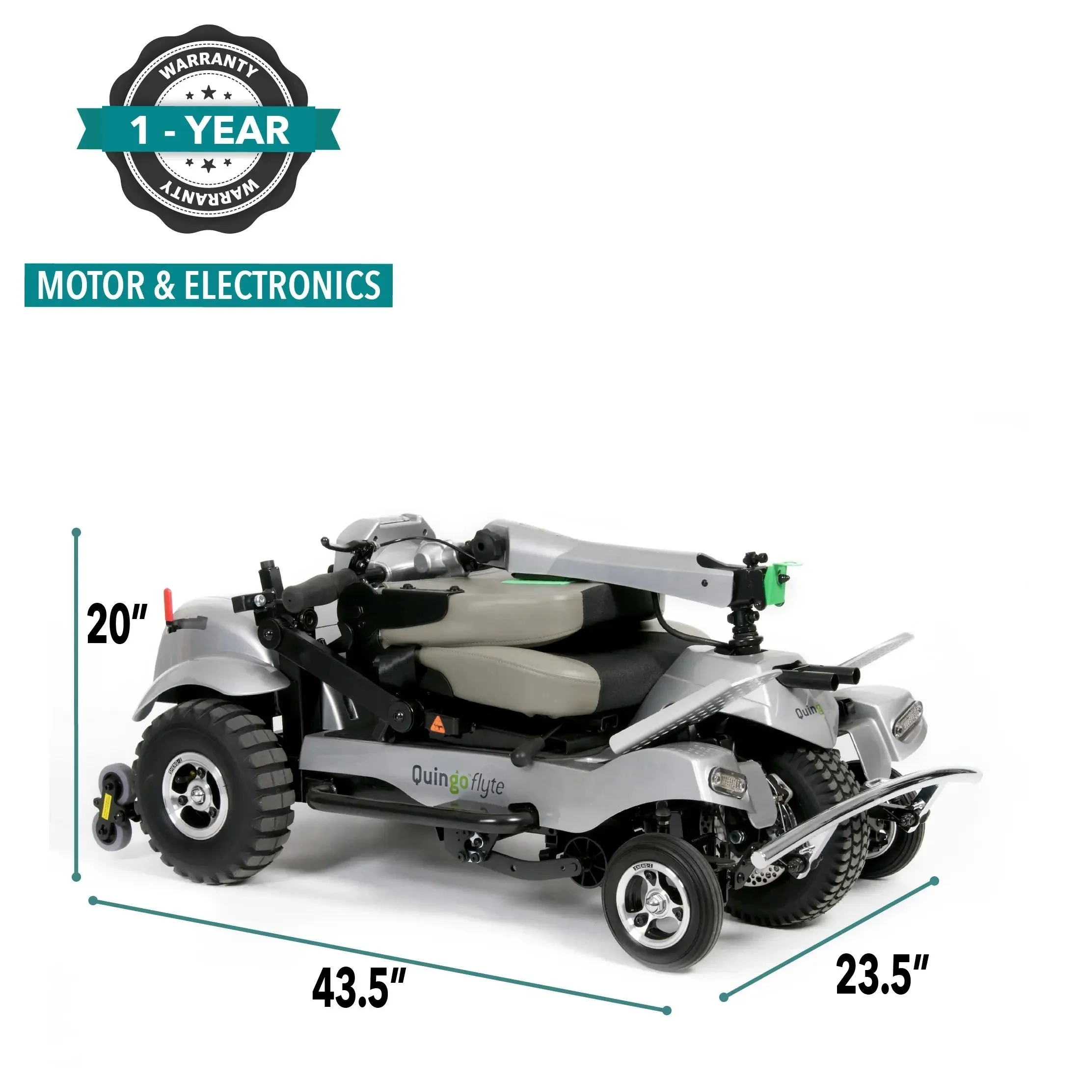 Quingo Flyte Mobility Scooter - The Self Loading Scooter with Ramp - Image 24
