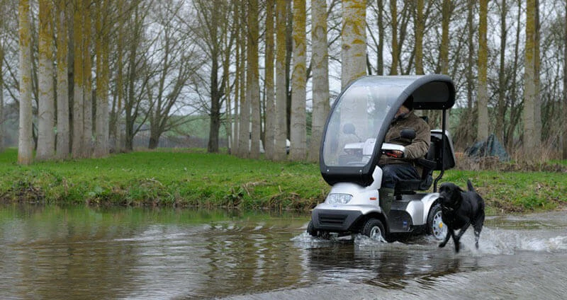 Afikim Afiscooter C4 Mobility Scooter with Canopy - Image 16