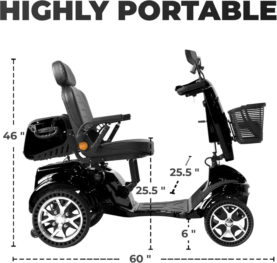 Gladiator 4-Wheel Mobility Scooter - Disassembles - Image 6