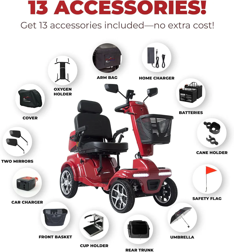 Gladiator 4-Wheel Mobility Scooter - Disassembles - Image 2