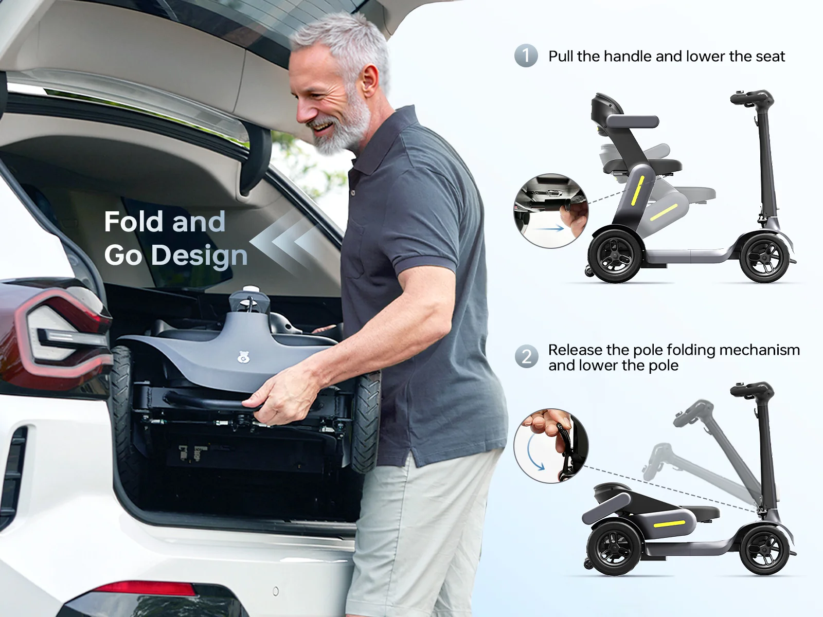 Paiseec S3 Mobility Scooter - Image 15