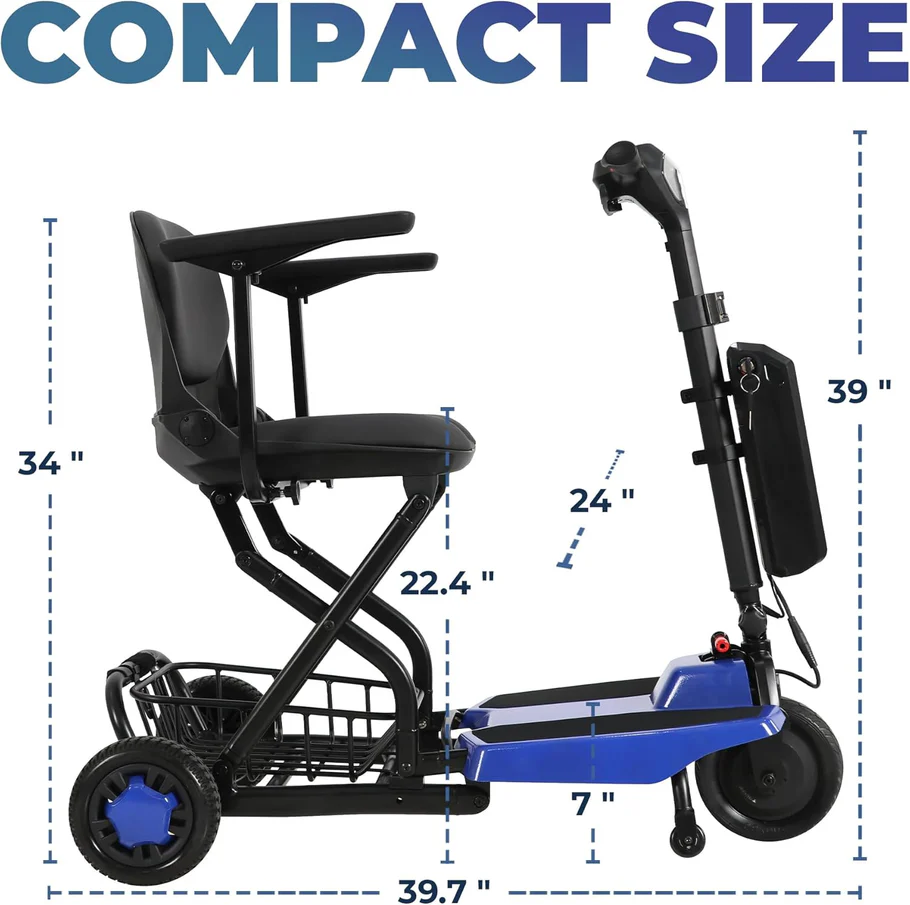Super Light Flight Portable Folding Mobility Scooter 36 lbs - Image 20