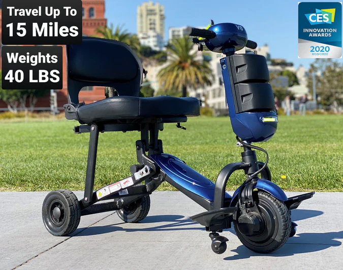 iLiving V8 Foldable Mobility Scooter - 40 lbs - Image 9