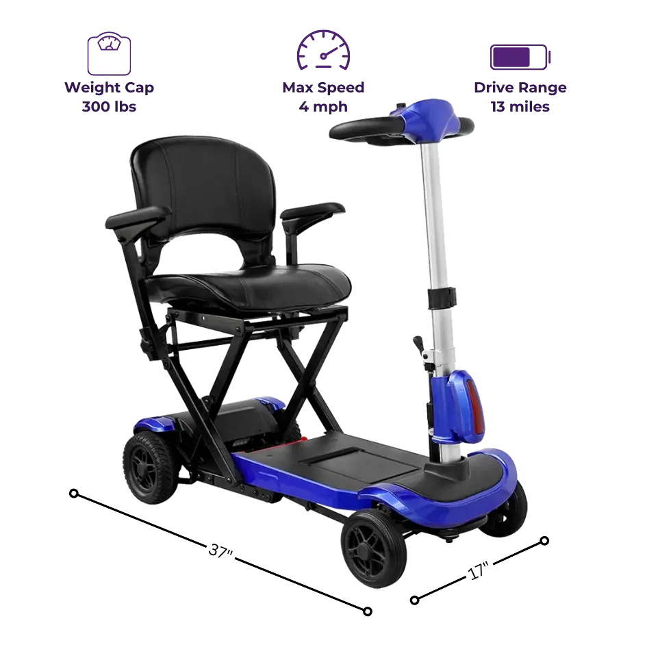 Drive ZooMe Auto-Flex Folding Travel Scooter - Image 9