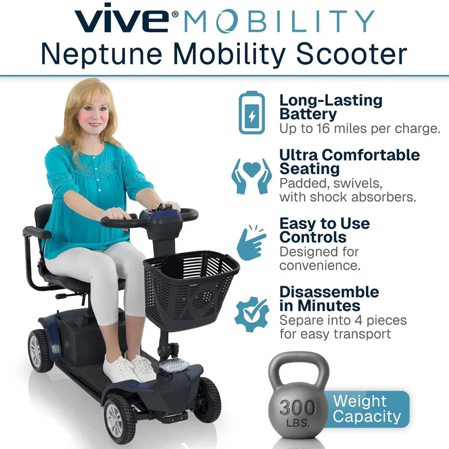 Vive Health Neptune Mobility Scooter - Image 8